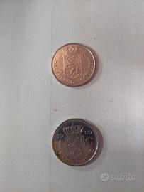 2 Monete Olanda 1 Gulden 1980 – Regina Juliana