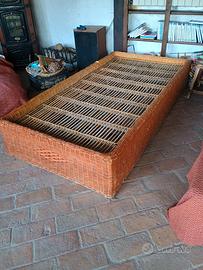 Letti singoli in rattan 