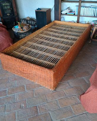 Letti singoli in rattan 