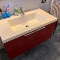 Mobile bagno con specchio