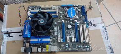 scheda madre P55 extrime4 asrock + processore i5