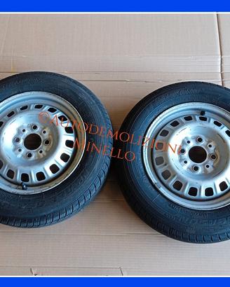 2 Ruote complete 4 STAG 135/80 R13 FIAT Panda