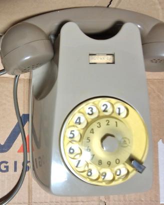 Telefono a disco grigio modello da muro Sip 