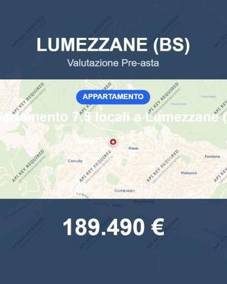Immobile in asta di 113 m² con box auto a Lumezzan