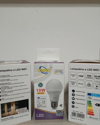 4 Lampadine a led wifi Alexa 