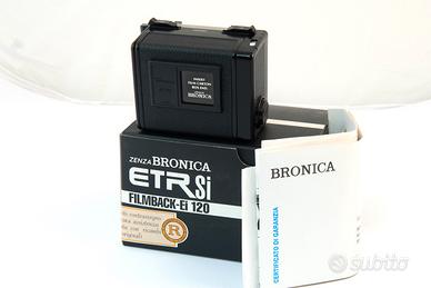 ZENZA BRONICA MAGAZZINO EI 120 per ETRSi