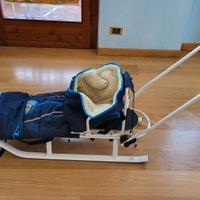 Slitta in alluminio con sacco termico