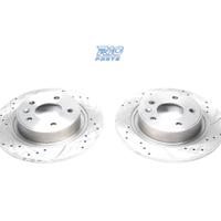 DISCHI FRENO FORATI E SCANALATI PER PEUGEOT