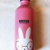 Borraccia in alluminio 550 ML con disegno Rabbit