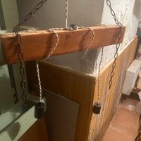 Lampadario rustico