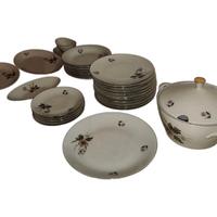 Set Piatti bordo ORO + vasi + bottiglie