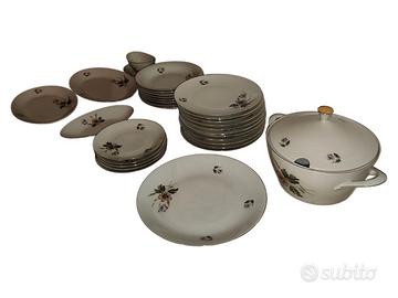 Set Piatti bordo ORO + vasi + bottiglie