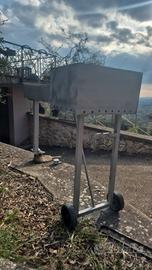 canalina/barbecue per arrosticini artigianale