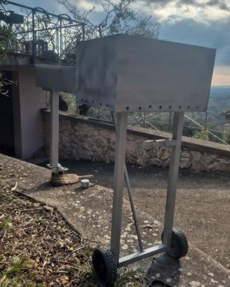 canalina/barbecue per arrosticini artigianale