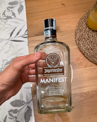 Bottiglia vuota jagermeister manifest 0,7l