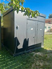 Container prefabbricato doppio bagno-WC disabili