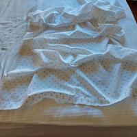 Tendina beige a pois