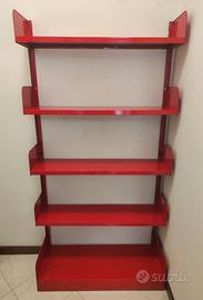 Libreria vintage in metallo