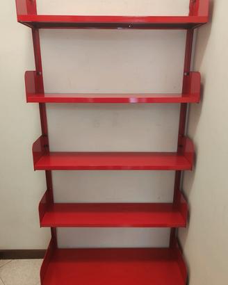 Libreria vintage in metallo