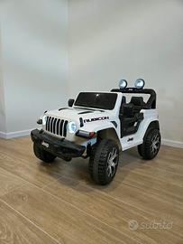 Jeep Rubicon elettrica per bambini 
