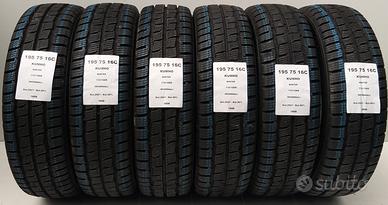 4 GOMME 195 75 16C KUMHO A1898