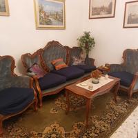 Divano 3 Pezzi Stile Luigi XIV