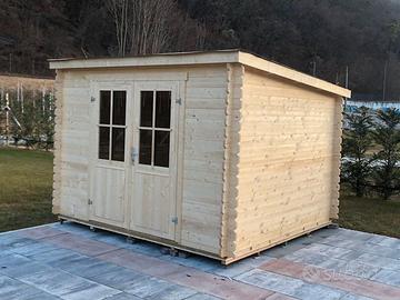 CASETTA DI LEGNO MIAMI  300x300x211h - spess. 28mm