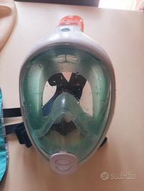 Maschera  sub snorkeling SUBEA EASYBREATH