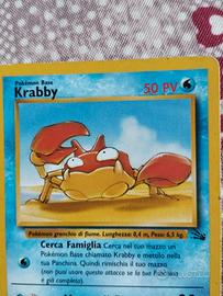 Krabby 51/62 Carta Pokémon fossili