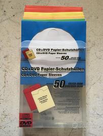 Bustine e adesivi CD-DVD (100 pezzi)
