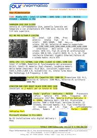 PC  ATX - Intel i7 12700K - DDR5 32GB - SSD 1TB