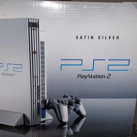 oggetto da collezione ps2 fat satin silver boxed