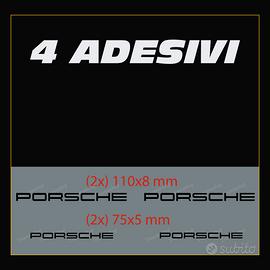 Adesivi pinze freni Porsche (nero)