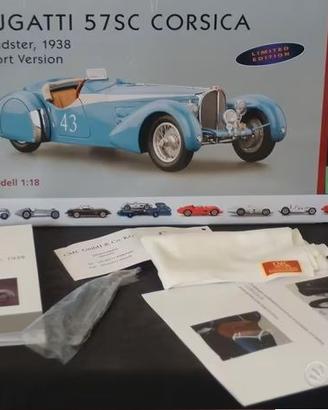 Bugatti 57SC Corsica Roadster Sport CMC M-129 1:18