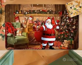 Tappeto Zerbino Natale 60 x 40 cm tappetino