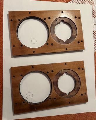Rogers BBC LS3/5a SE Speaker Baffles Panzerholz