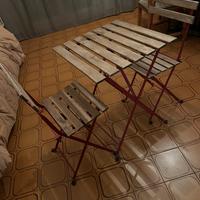 Tavolo + 2 sedie in legno Ikea Tarno