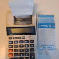 calcolatrice casio hr8 vintage