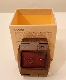orologio da uomo Wewood in legno con scatola 