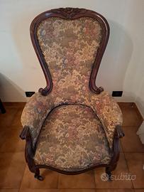 Poltrona antica dei primi dell'800
