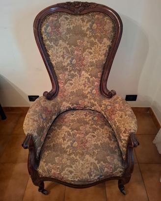 Poltrona antica dei primi dell'800