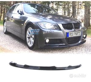SPOILER LIP BMW E90 E91 LCI 08-12 LOOK M NERO LUCI