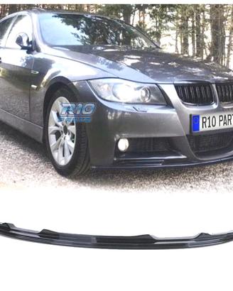 SPOILER LIP BMW E90 E91 LCI 08-12 LOOK M NERO LUCI