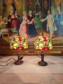 Coppia lumetti stile Tiffany