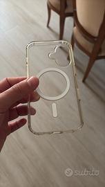 Cover sbs iphone 16 originale trasparente magsafe