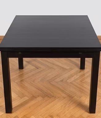Tavolo pranzo nero in legno estendibile 4-8 posti