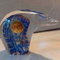 orso polare in vetro di murano 