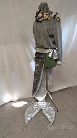 Costume Carnevale adulto Sirena Dettagli Marini