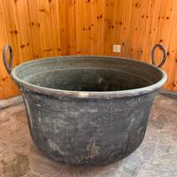 Pentolone in rame con manici vintage