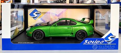Toyota Supra MK4 A80 1993 Verde/Nero Solido 1:18